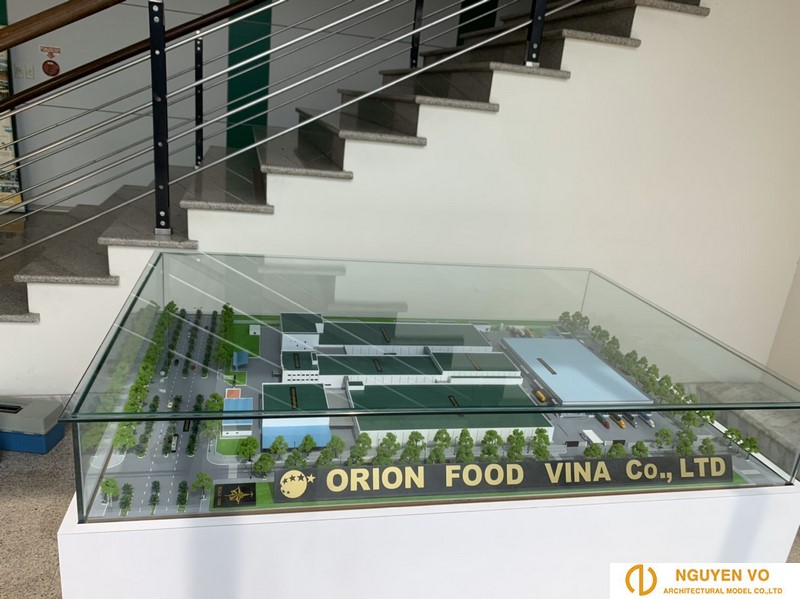 mô hình nhà máy orion food vina