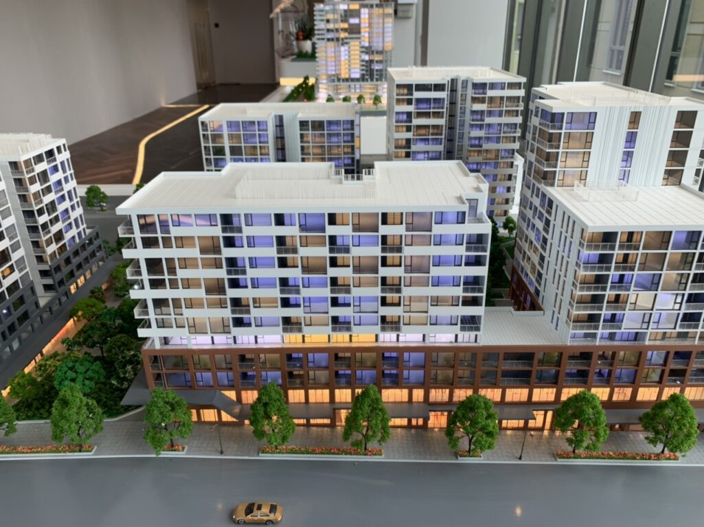 mô hình sa bàn kiến trúc cao ốc chung cư